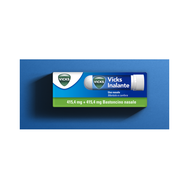 Vicks Inalante Rinol 1 Bastoncino Nasale 415,4 Mg + 415,4 Mg