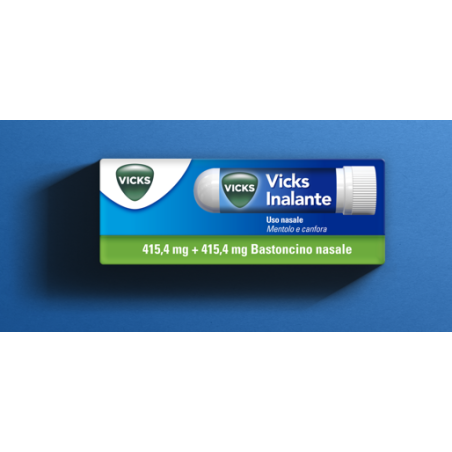 Vicks Inalante Rinol 1 Bastoncino Nasale 415,4 Mg + 415,4 Mg Vicks Inalante Rinol 1 Bastoncino Nasale 415,4 Mg + 415,4 Mg