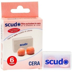Tappo Auricolare Earplug Scudo In Cera 6 Coppie 12 Pezzi Articolo 7en081