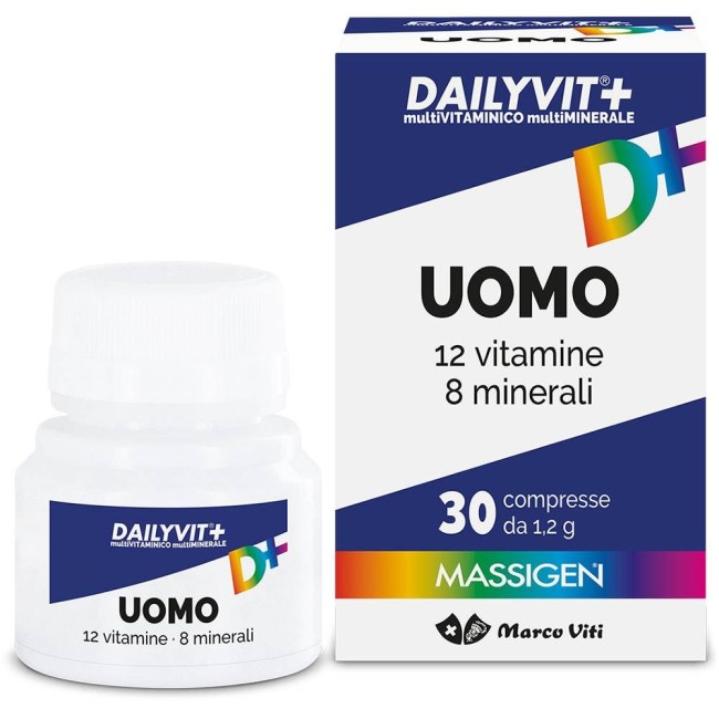 Dailyvit+ Uomo Multivitaminico E Multiminerale 30 Compresse Rivestite Dailyvit+ Uomo Multivitaminico E Multiminerale 30 Compresse Rivestite