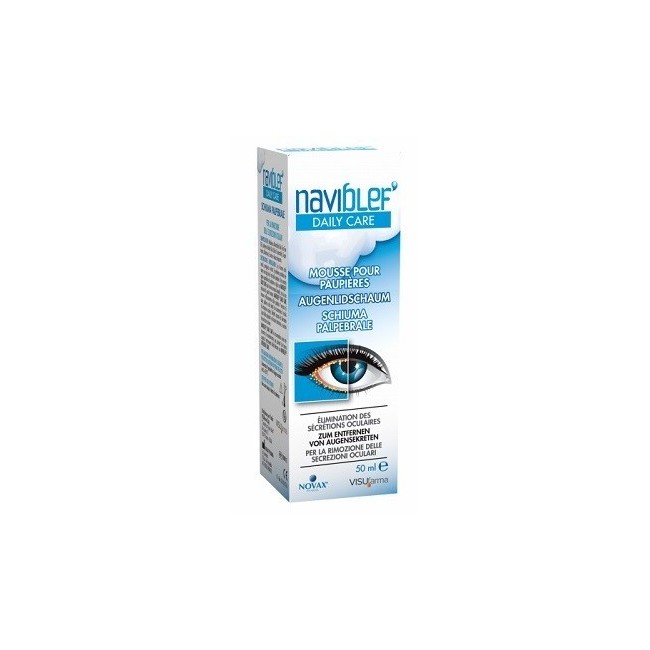 Naviblef Daily Care Schiuma Per Rimozione Secrezioni Oculari Da Palpebre E Ciglia 50 Ml Naviblef Daily Care Schiuma Per Rimozione Secrezioni Oculari Da Palpebre E Ciglia 50 Ml