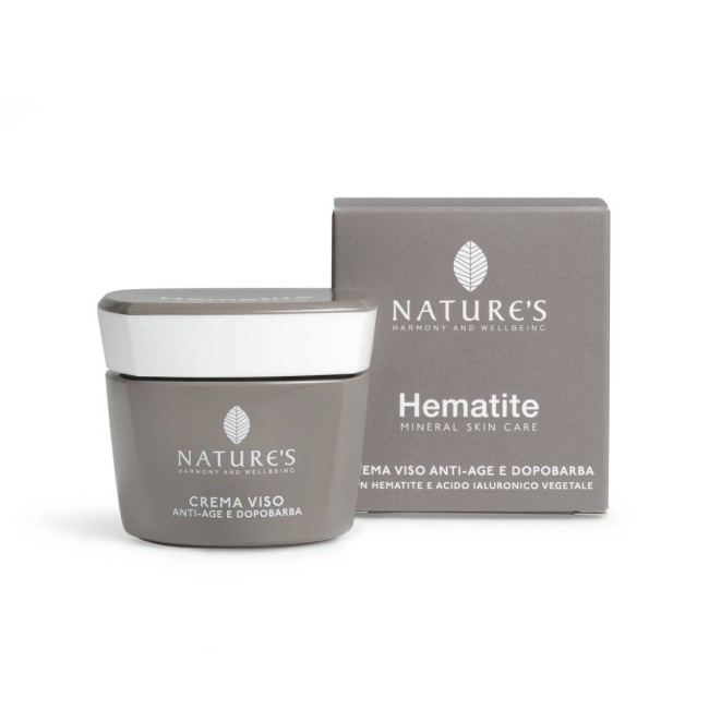 Nature's Hematite Crema Viso Antiage Dopobarba 50 Ml Nature's Hematite Crema Viso Antiage Dopobarba 50 Ml
