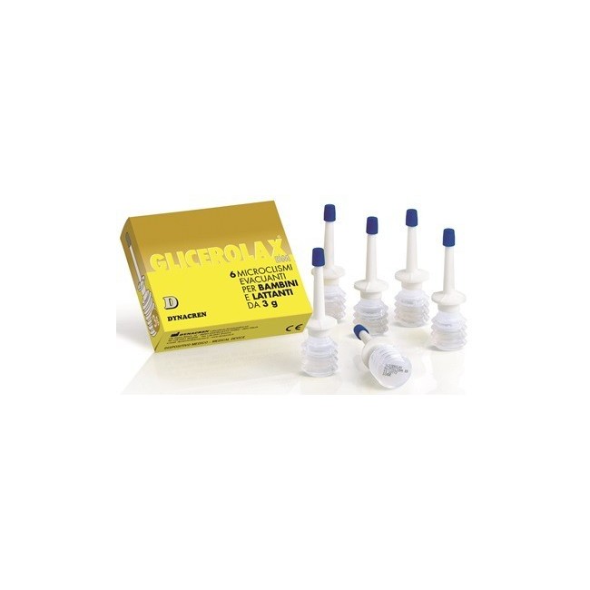 Glicerolax Bambini E Lattanti Microclismi Evacuanti 6 Pezzi X 3 G Contiene Amido Di Riso