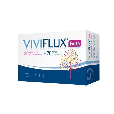 Viviflux Forte 20 Compresse Gastroresistenti + 20 Capsule Liquid Filler Viviflux Forte 20 Compresse Gastroresistenti + 20 Capsule Liquid Filler
