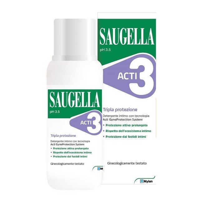 Saugella Acti3 Detergente Intimo 250 Ml