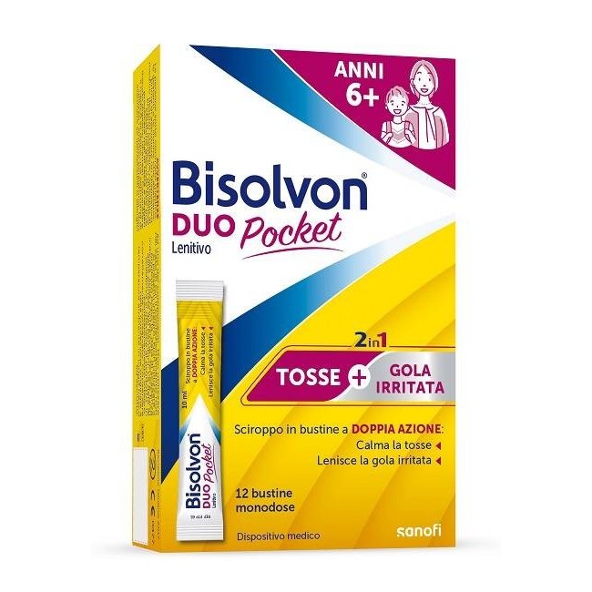 Bisolvon Duo Pocket Lenitivo New 12 Bustine