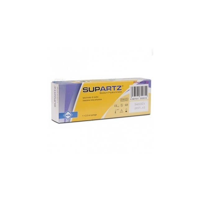 Siringa Preriempita Intra-articolare Supartz Acido Ialuronico 25 Mg 2,5 Ml 3 Pezzi