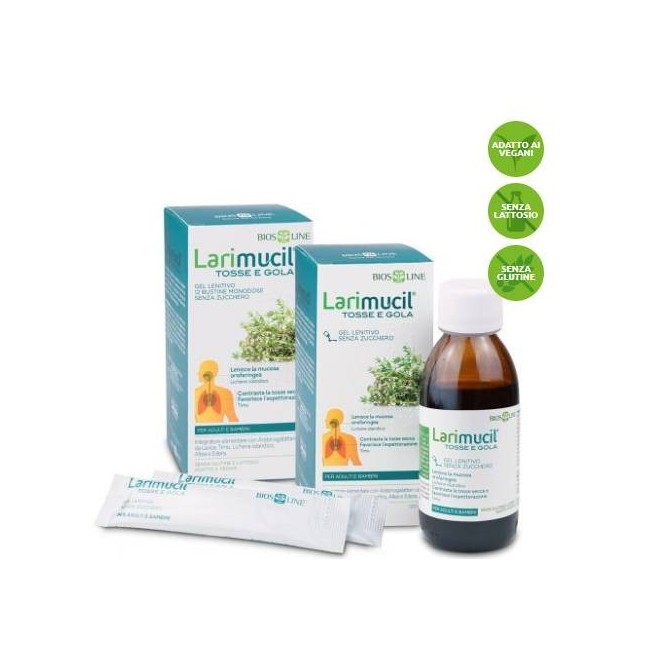 Larimucil Tosse Gola 12 Bustine 10 Ml