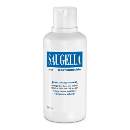 Saugella Dermoliquido Ph 3,5 Detergente Intimo Benessere Quotidiano 500 Ml