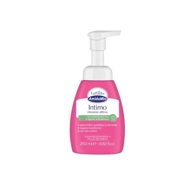 Euphidra Amidomio Intimo Mousse Attiva Ph 3,5 250 Ml