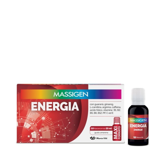 Massigen Energia 10 Flaconi Da 25 Ml Massigen Energia 10 Flaconi Da 25 Ml