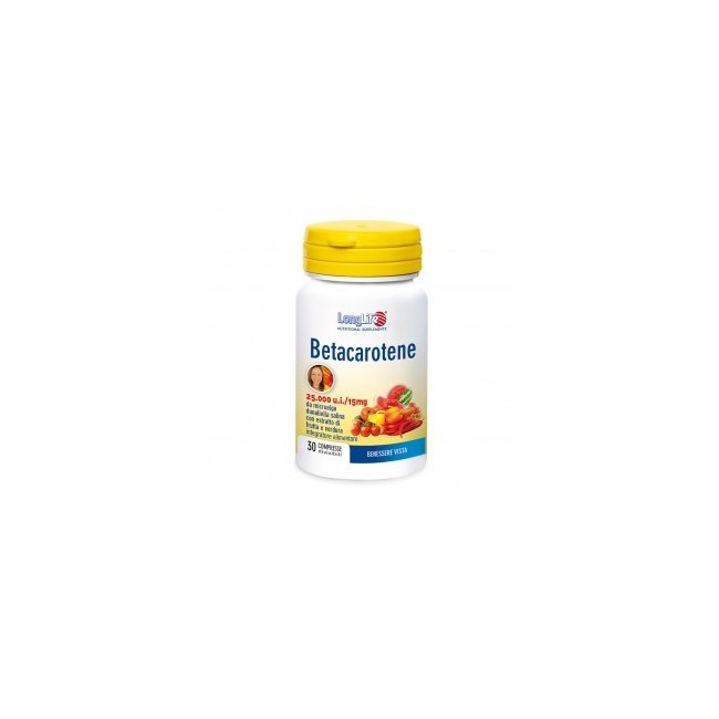 Longlife Betacarotene 25000 Ui 30 Compresse