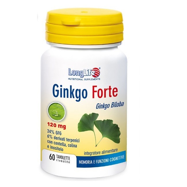Longlife Ginkgo Forte 60 Tavolette Rivestite