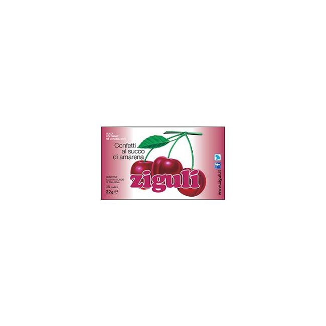 Ziguli Amarena 36 Palline 22 G Ziguli Amarena 36 Palline 22 G