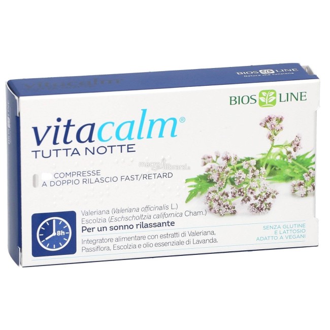Vitacalm Tutta Notte Con Melatonina 60 Compresse
