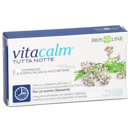 Vitacalm Tutta Notte Con Melatonina 60 Compresse