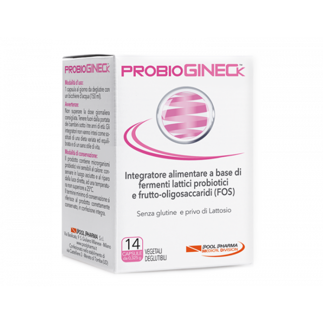 Probiogineck 14 Capsule Vegetali Deglutibili Probiogineck 14 Capsule Vegetali Deglutibili