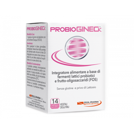 Probiogineck 14 Capsule Vegetali Deglutibili