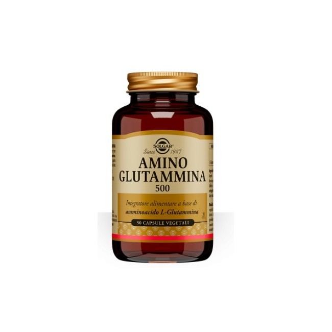 Amino Glutammina 500 50 Capsule Vegetali