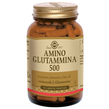 Amino Glutammina 500 50 Capsule Vegetali Amino Glutammina 500 50 Capsule Vegetali