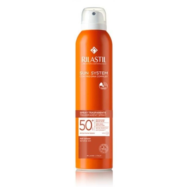 Rilastil Sun System Trasparent Spray Spf50+ 200 Ml Rilastil Sun System Trasparent Spray Spf50+ 200 Ml