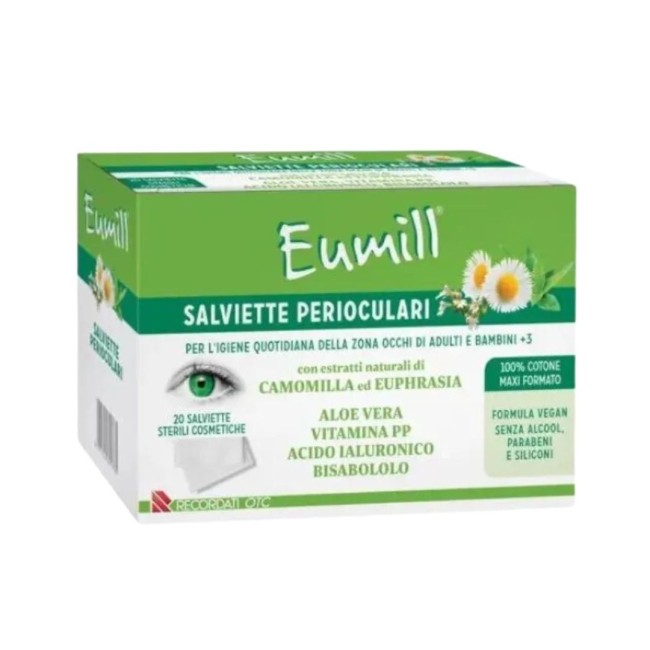 Eumill Salviette Perioculari 20 Pezzi