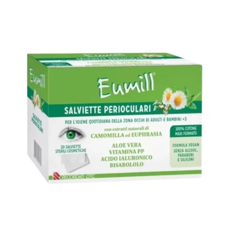 Eumill Salviette Perioculari 20 Pezzi