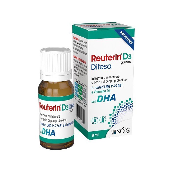 Reuterin D3 Difesa Gocce Con Dha 8 Ml