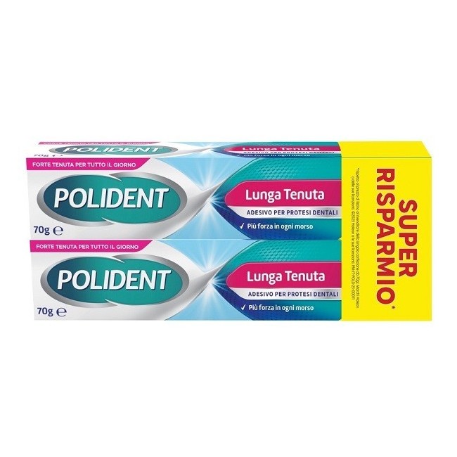 Adesivo Protesi Dentali Polident Lunga Tenuta 2 Tubetti X 70 G Adesivo Protesi Dentali Polident Lunga Tenuta 2 Tubetti X 70 G