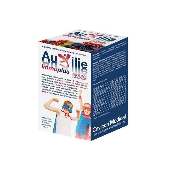 Auxilie Immuplus Junior Solubile 30 Stick Pack