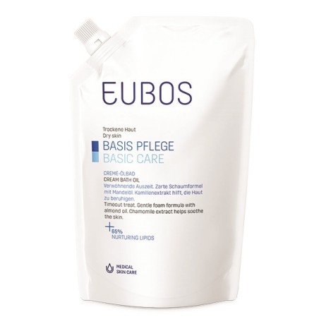 Eubos Olio Bagno Ricarica 400 Ml