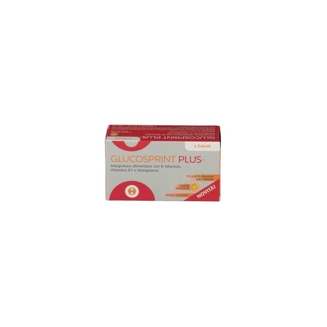 Glucosprint Plus Arancia 6 Fialoidi Da 25 Ml