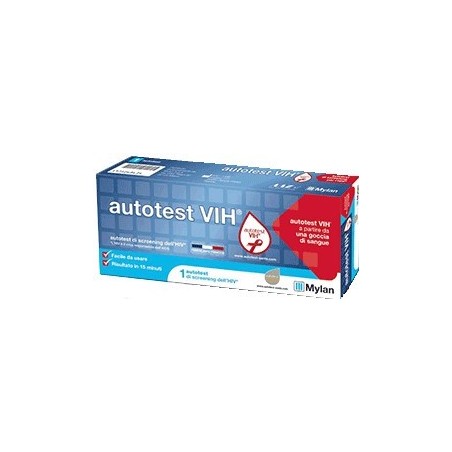 Autotest Vih Screening Dell'hiv Contiene 1 Autotest + Soluzione + Bisturi + Cerotto + Garza + Salvietta Disinfettante