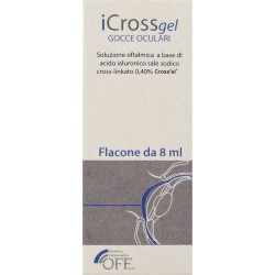 Icross Gel Gocce Oculari Acido Ialuronico Cross-linkato 0,4% 8 Ml