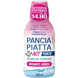 Pancia Piatta Act Forte Drenante Liquido 500 Ml