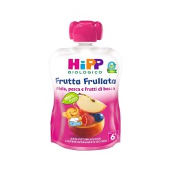 Hipp Bio Frutta Frullata Mela Pesca Frutti Di Bosco 90 G