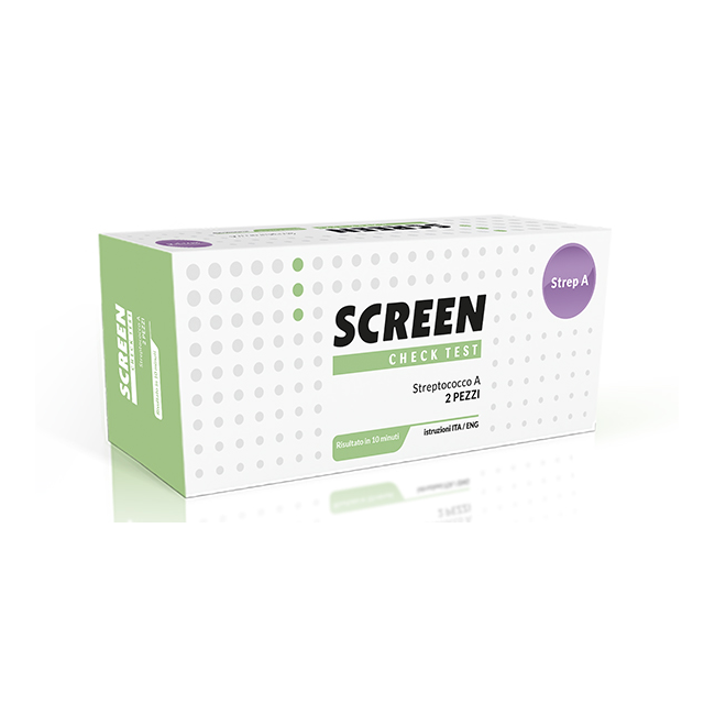 Strep A Antigen Home Test Determinazione Qualitativa Antigeni Streptococco A Da Tampone Faringeo 2 Pezzi