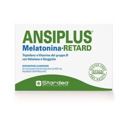 Ansiplus Retard Melatonina 20 Compresse Bistrato Fast Slow 955 Mg