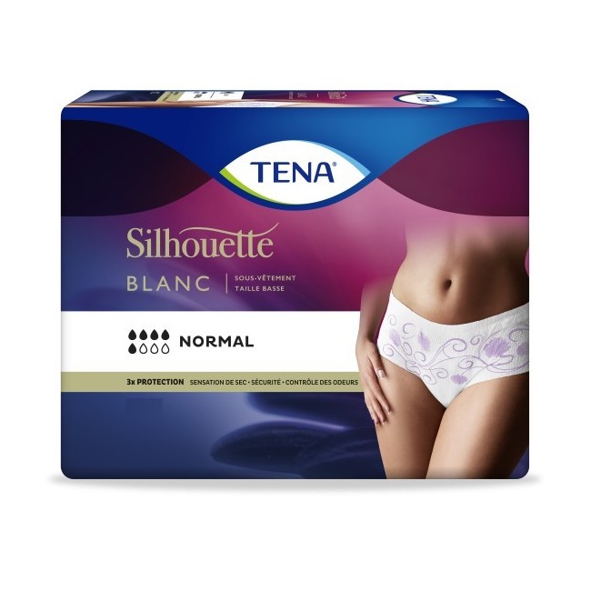 Pannolone A Mutandina Assorbente Tena Silhouette Blanc Large 5 Pezzi