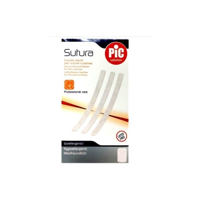 Cerotto Per Sutura Pic Solution 3 X 75 Mm 10 Pezzi