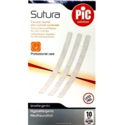 Cerotto Per Sutura Pic Solution 6 X 100 Mm 10 Pezzi
