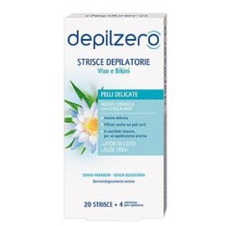 Depilzero Strisce Viso E Bikini 20 Pezzi