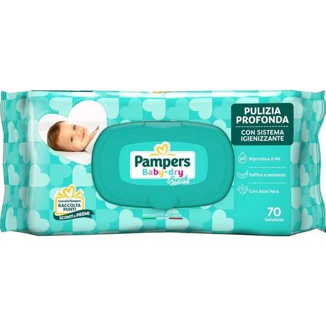 Baby Dry Fresh Formula Esclusiva 70 Pezzi