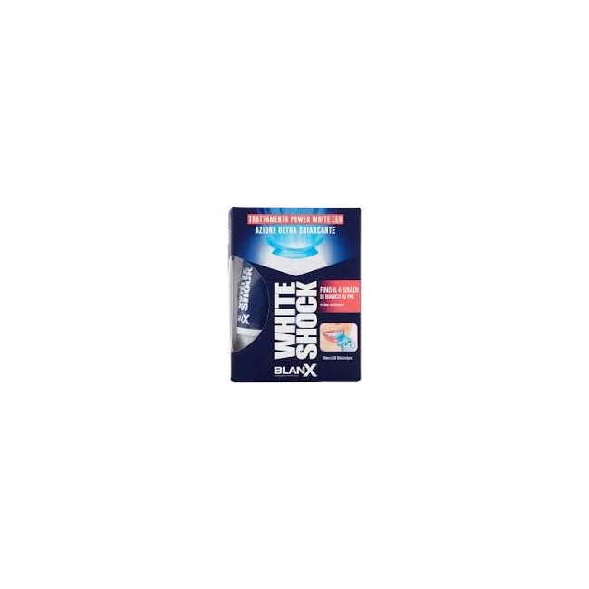Blanx White Shock Trattamento Sbiancante Power White 30 Ml + Led Bite