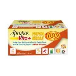 Apropos Vita+ Pappa Reale 1000mg 10 Flaconcini Da 10 Ml