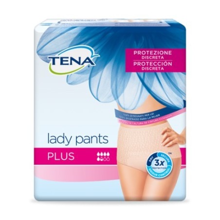 Pannolone A Mutandina Assorbente Tena Silhouette Creme Large 8 Pezzi