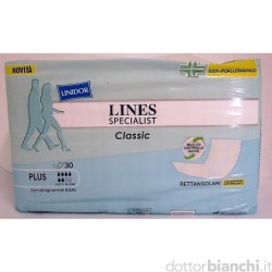 Pannolone Lines Specialist Classic Rettangolare Con Barriera 30 Pezzi