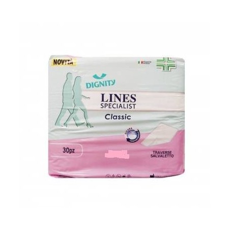 Traversa Per Incontinenza Lines Specialist Classic 40x60 Cm 30 Pezzi