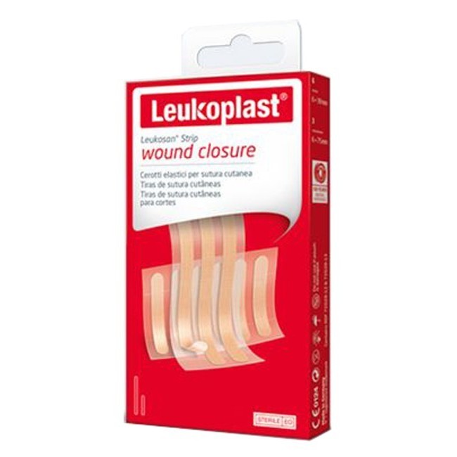 Leukosan Strip Kit Da 6 Cerotti 6x38mm + 3 Cerotti 6x75mm Leukosan Strip Kit Da 6 Cerotti 6x38mm + 3 Cerotti 6x75mm