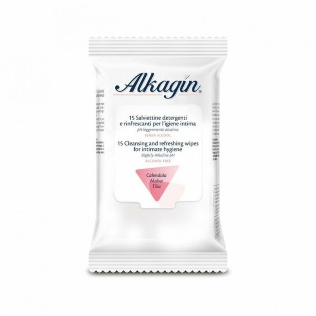 Alkagin Salviettine Detergenti E Rinfrescanti Per L'igiene Intima Ph Leggermente Alcalino Senza Alcool 15 Pezzi Calendula Malva Alkagin Salviettine Detergenti E Rinfrescanti Per L'igiene Intima Ph Leggermente Alcalino Senza Alcool 15 Pezzi Calendula Malva
